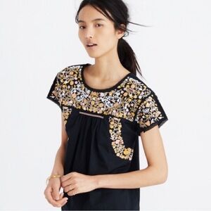 Madewell Embroidered Top